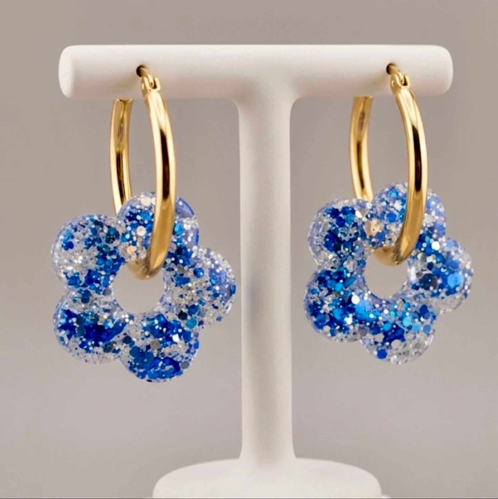 Boucles d’oreilles charms interchangeables 